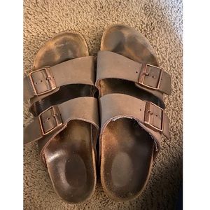 Brown Birkenstocks